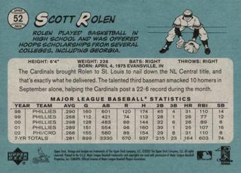 2003 Upper Deck Vintage #52 Scott Rolen Back
