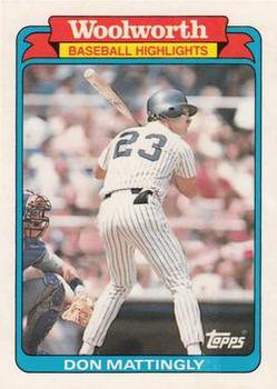 1988 Topps Woolworth Baseball Highlights #4 Don Mattingly Front