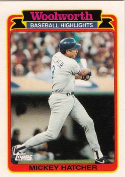 1989 Topps Woolworth Baseball Highlights #31 Mickey Hatcher Front