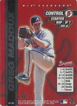 2000 MLB Showdown 1st Edition #041 Greg Maddux Front