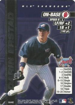2000 MLB Showdown 1st Edition #004 Darin Erstad Front