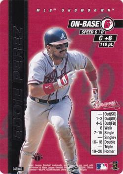 2000 MLB Showdown 1st Edition #043 Eddie Perez Front