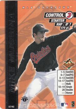 2000 MLB Showdown 1st Edition #057 Mike Mussina Front