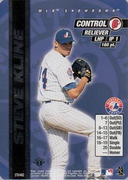 2000 MLB Showdown 1st Edition #270 Steve Kline Front