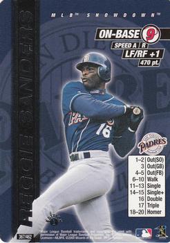 2000 MLB Showdown 1st Edition #367 Reggie Sanders Front
