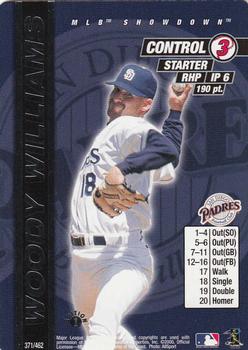 2000 MLB Showdown 1st Edition #371 Woody Williams Front