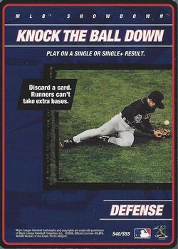 2000 MLB Showdown 1st Edition - Strategy #S40 Knock the Ball Down Front