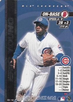 2000 MLB Showdown Pennant Run 1st Edition #030 Eric Young Front
