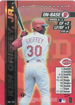 2000 MLB Showdown Pennant Run 1st Edition #036 Ken Griffey Jr. Front