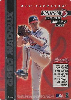2000 MLB Showdown Unlimited #041 Greg Maddux Front