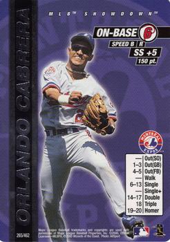 2000 MLB Showdown Unlimited #265 Orlando Cabrera Front