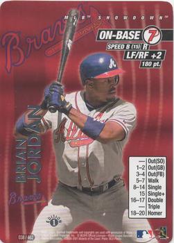 2001 MLB Showdown 1st Edition #038 Brian Jordan Front