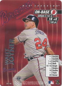 2001 MLB Showdown 1st Edition #039 Wally Joyner Front