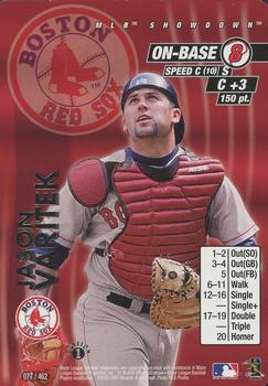 2001 MLB Showdown 1st Edition #077 Jason Varitek Front