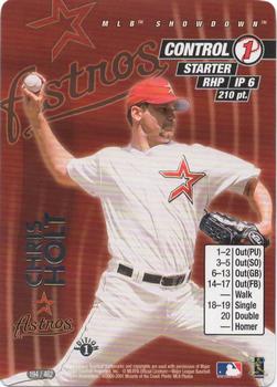 2001 MLB Showdown 1st Edition #194 Chris Holt Front