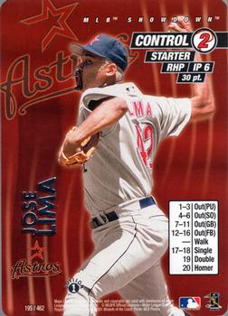 2001 MLB Showdown 1st Edition #195 Jose Lima Front