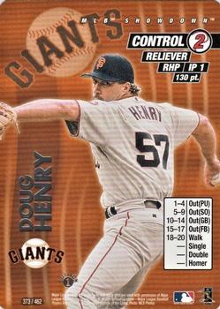 2001 MLB Showdown 1st Edition #373 Doug Henry Front