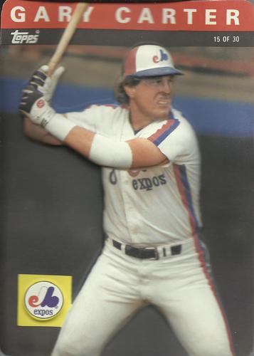 1985 Topps 3-D Baseball Stars #15 Gary Carter Front