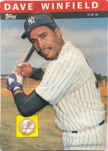 1985 Topps 3-D Baseball Stars #18 Dave Winfield Front
