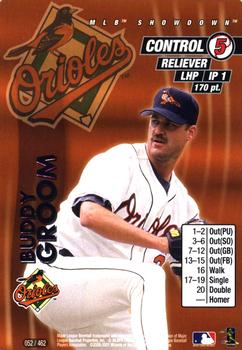 2001 MLB Showdown Unlimited #052 Buddy Groom Front