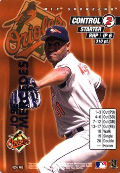 2001 MLB Showdown Unlimited #055 Jose Mercedes Front