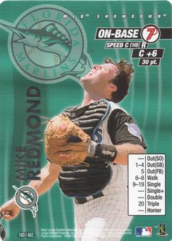 2001 MLB Showdown Unlimited #180 Mike Redmond Front