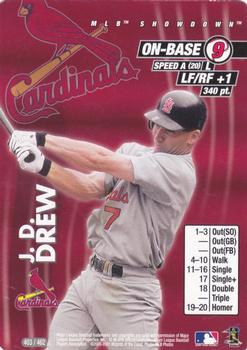 2001 MLB Showdown Unlimited #403 J.D. Drew Front