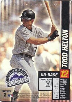 2002 MLB Showdown #115 Todd Helton Front