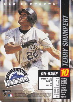 2002 MLB Showdown #119 Terry Shumpert Front