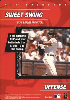 2002 MLB Showdown - Strategy #S22 Sweet Swing Front