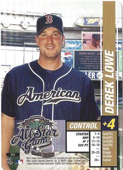 2002 MLB Showdown All-Star Game #015 Derek Lowe Front