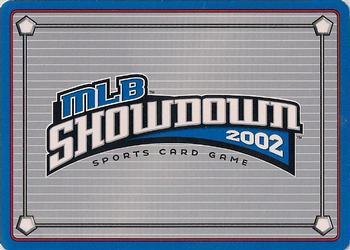2002 MLB Showdown Pennant Run #012 A.J. Burnett Back
