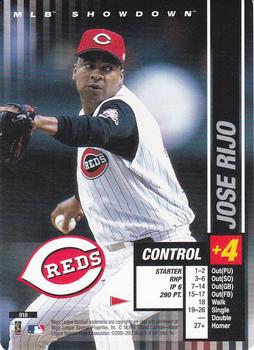 2002 MLB Showdown Pennant Run #010 Jose Rijo Front