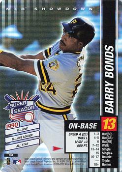2002 MLB Showdown Pennant Run #094 Barry Bonds Front