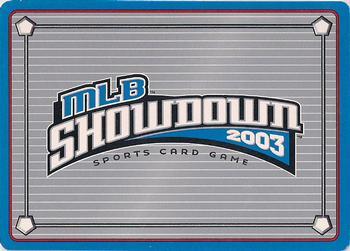 2003 MLB Showdown #128 A.J. Burnett Back