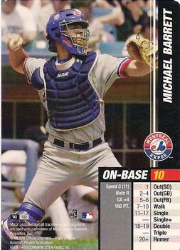 2003 MLB Showdown #182 Michael Barrett Front