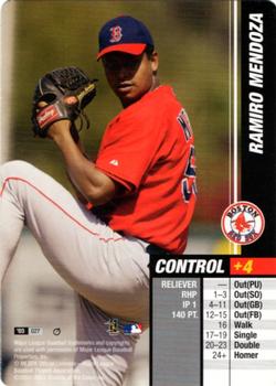 2003 MLB Showdown Trading Deadline #027 Ramiro Mendoza Front