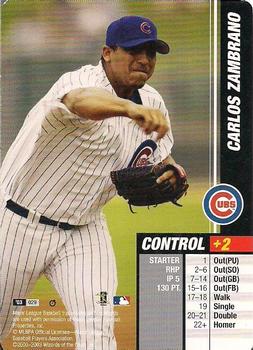 2003 MLB Showdown Trading Deadline #029 Carlos Zambrano Front