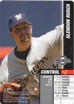 2003 MLB Showdown Trading Deadline #034 Glendon Rusch Front
