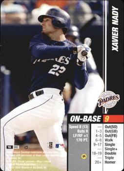 2003 MLB Showdown Trading Deadline #042 Xavier Nady Front