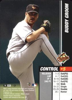 2003 MLB Showdown Trading Deadline #072 Buddy Groom Front