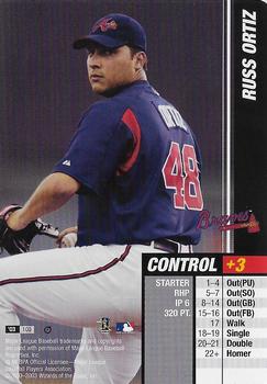 2003 MLB Showdown Trading Deadline #100 Russ Ortiz Front