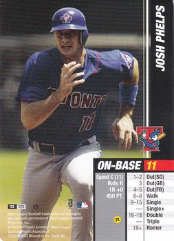 2003 MLB Showdown Trading Deadline #123 Josh Phelps Front
