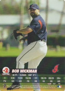 2005 MLB Showdown Trading Deadline #087 Bob Wickman Front