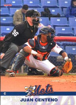 2012 Choice Binghamton Mets #18 Juan Centeno Front