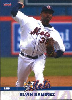 2012 Choice Binghamton Mets #24 Elvin Ramirez Front