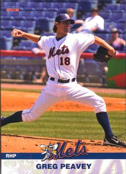 2012 Choice Binghamton Mets #6 Greg Peavey Front