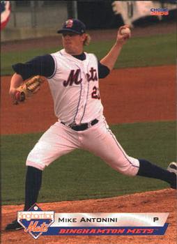 2009 Choice Binghamton Mets #3 Mike Antonini Front