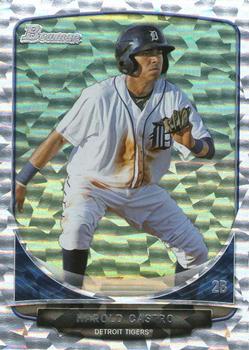 2013 Bowman - Prospects Silver Ice #BP32 Harold Castro Front