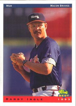 1993 Classic Best Macon Braves #27 Randy Ingle  Front